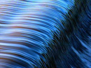 flowing water